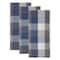 DII® Tri-Color Checkered Dish Towels, 3ct.